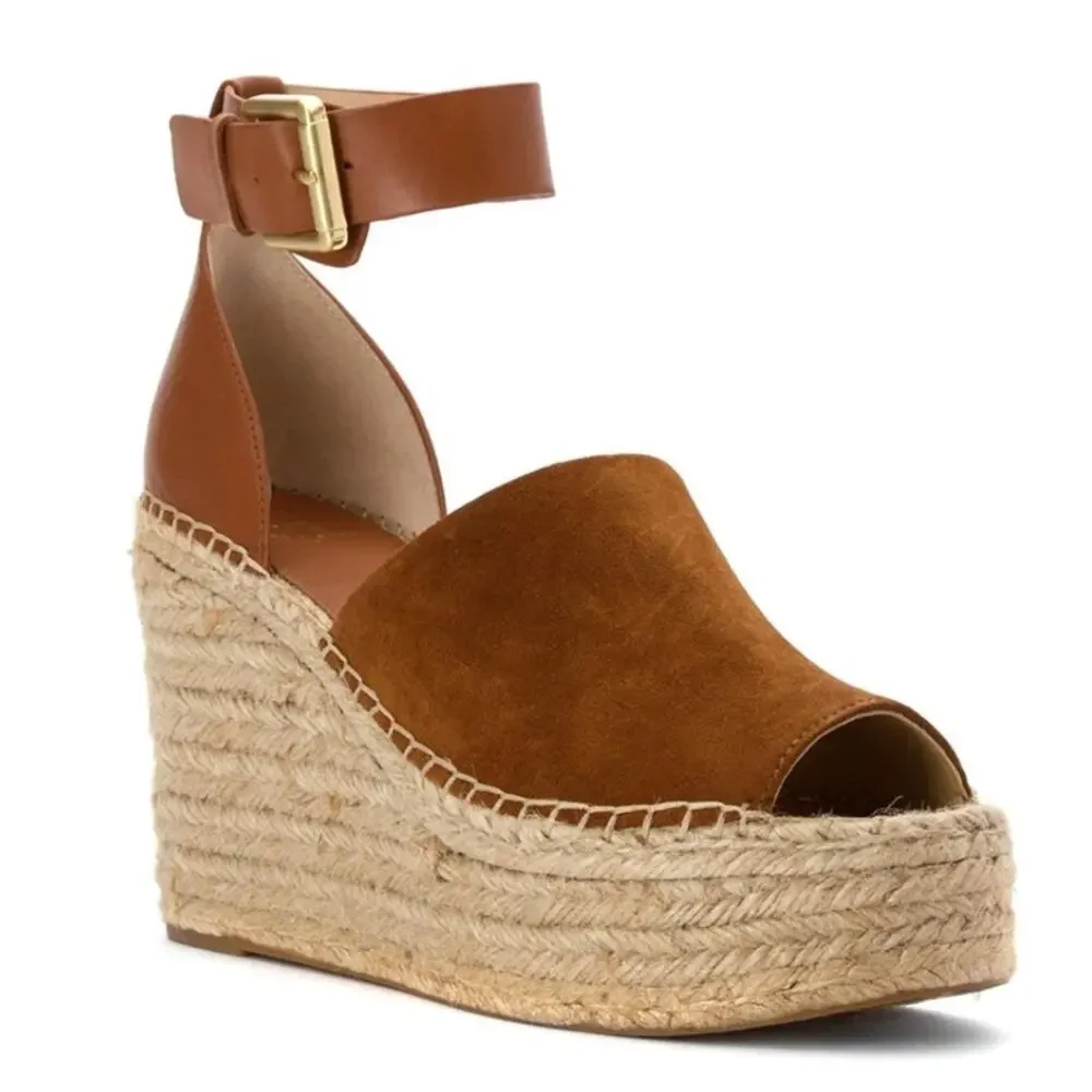 BOGO Marc Fisher Adalyn Espadrille Wedge Sandals Size 10 New